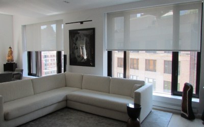 Lutron shades in Tribeca, NYC