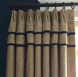 French pleated curtains